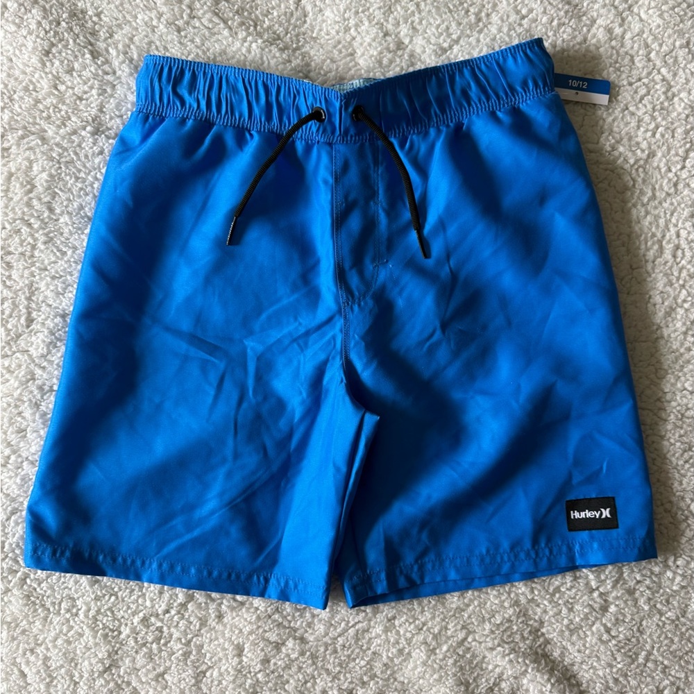 Hurley Boys Blue Swim Shorts – Size 10/12 New with Tags